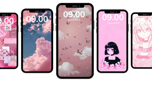 Android application Cute Aesthetic Girly Wallpaper screenshort