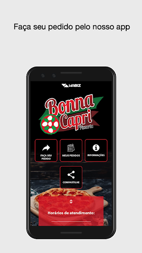 Android application Bonna Capri Pizzaria screenshort
