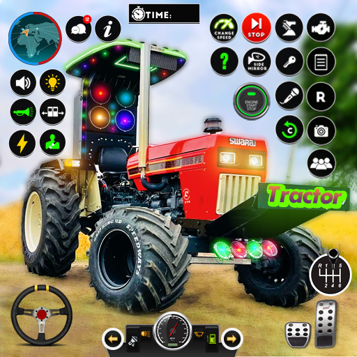 Cargo Tractor Farming Games 3D  Icon