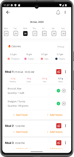Android application True Fitness Club screenshort
