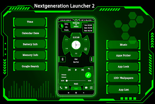 Screenshot of Nextgeneration Launcher 2