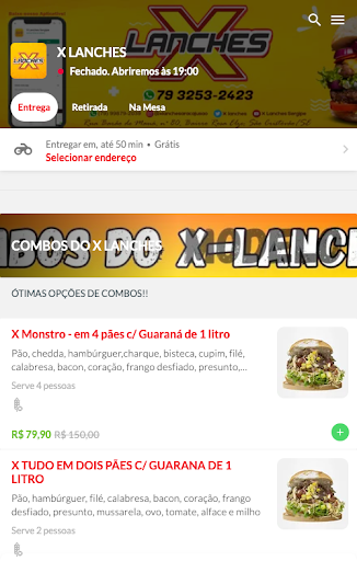 X Lanches Sergipe Screen 3