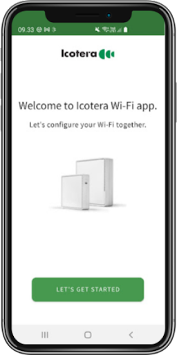 Android application Icotera Wi-Fi optimization app screenshort