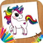 Cover Image of डाउनलोड How to Draw Unicorn - Learn Dr  APK