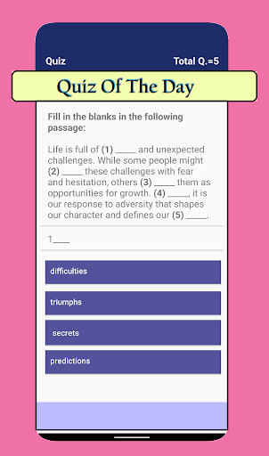 Hindu Vocab App & Editorial Screen 3