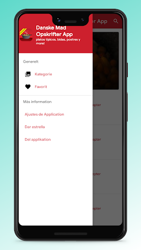 Android application Danish Recipes - Food App screenshort