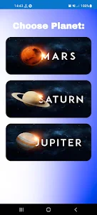 Mars, Saturn, Jupiter