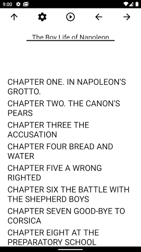 Android application Book, The Boy Life of Napoleon screenshort