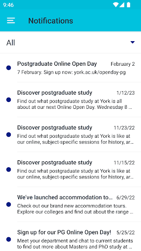 Visit UoY Screen 3