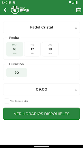 Club de Tenis Español Screen 3