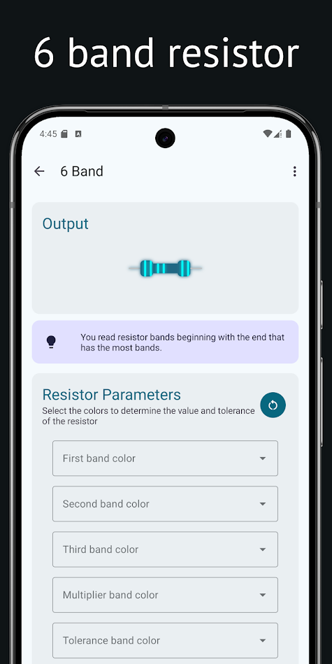 #3. Ohm Finder (Android) بواسطة: R.A.D Apps