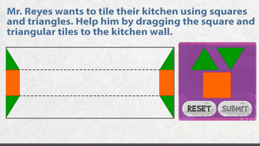 Tessellating Triangle & Square Screen 3