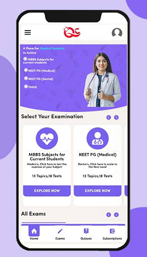 Android application QcMedApp screenshort