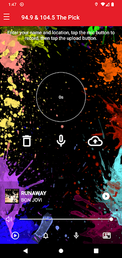 Android application 94.9 & 104.5 The Pick screenshort