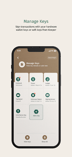 Bitcoin Keeper Screen 3