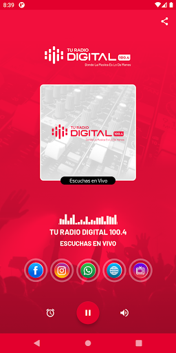 Tu Radio Digital 100.4 Screen 2