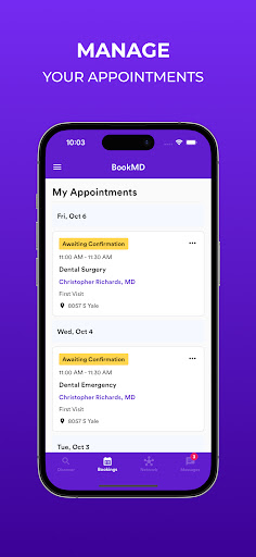 BookMD for Doctors Screen 2
