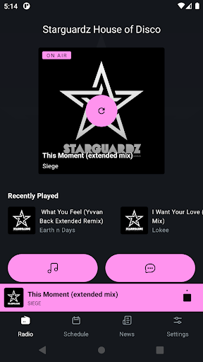 Android application Starguardz House of Disco screenshort