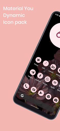 Android application Material You Dynamic Icon pack screenshort