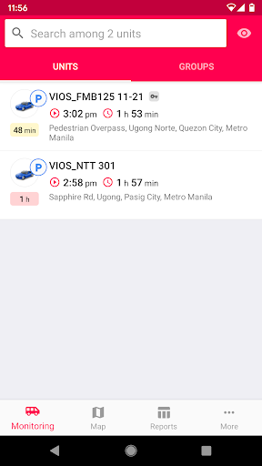 Android application Cumulus IoT screenshort