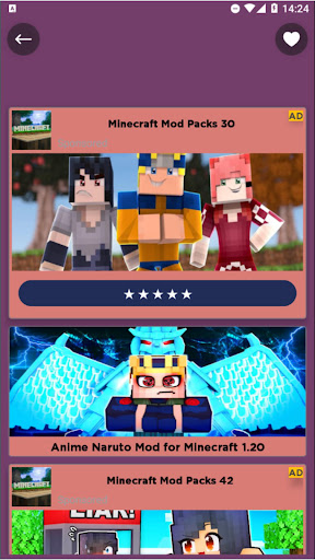 Anime Naruto Mod for Minecraft