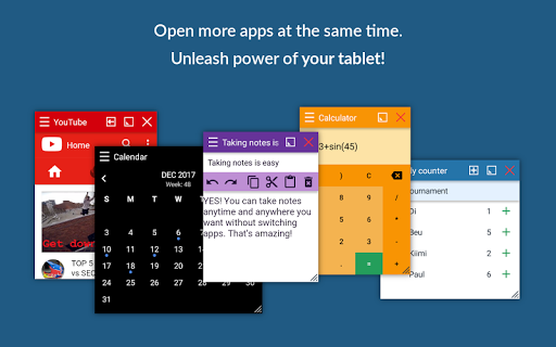 Screenshot of Floating Apps (multitasking)