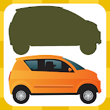 Puzzles cars icon