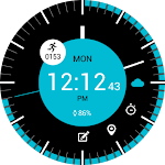 Cover Image of ดาวน์โหลด หน้าปัดนาฬิกา Cool Circle 2.0.8 APK