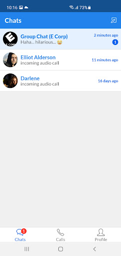 Android application Next Chat screenshort