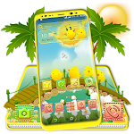 Cover Image of Télécharger Sunny Summer Launcher Theme  APK