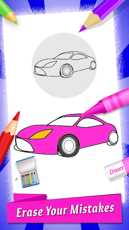 Cars Coloring & Drawing Book MOD APK 05