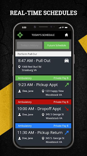 Android application MediRoutes screenshort