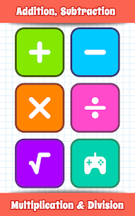Math Games, Learn Add, Subtract, Multiply  Divide New Apk 1