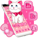 Pink Kitty Cute Theme icon