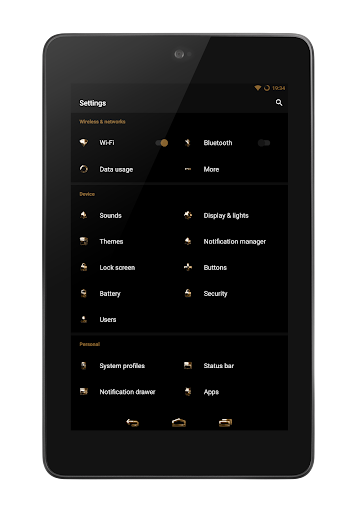 Luxurious Gold Theme CM13