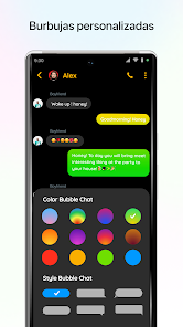 Captura de Pantalla 22 Tema Messenger : Chat de SMS android