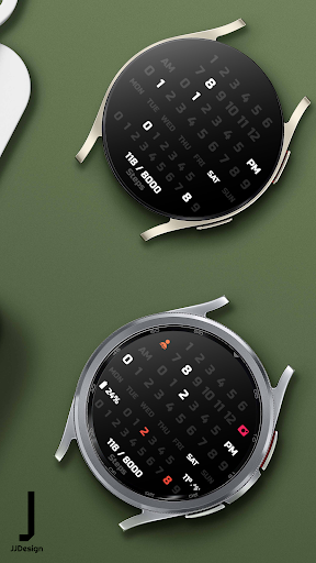 JJ-Digital034 Watch Face screenshot 14