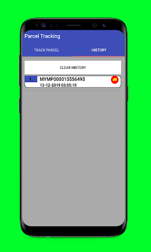 Parcel Tracking MY Screen 3