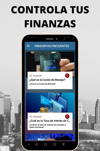 Android application Credit Cards - finance screenshort