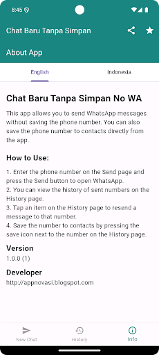 App screenshot