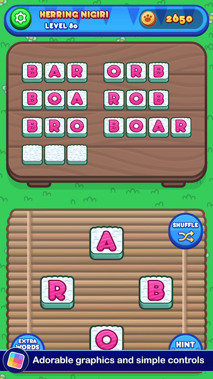 Sushi Cat Words: Addictive Wor - 1.3.135 - (Android)