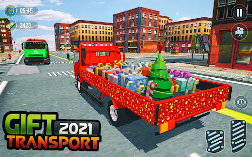 Christmas Truck Driving Games 1.0.3 APK screenshots 6