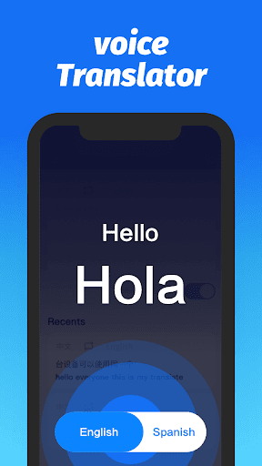 Android application Voice Translator APP screenshort