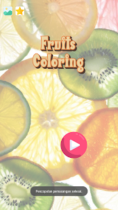 Coloração de frutas doces