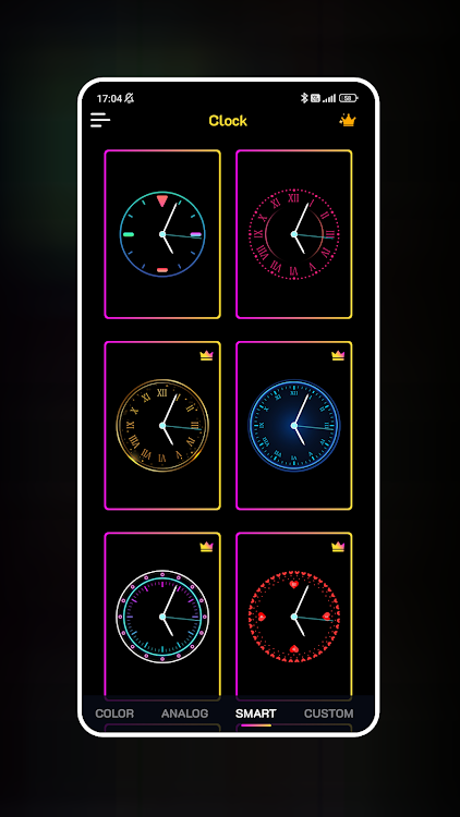 Neon Clock Wallpaper - 1.4.6 - (Android)