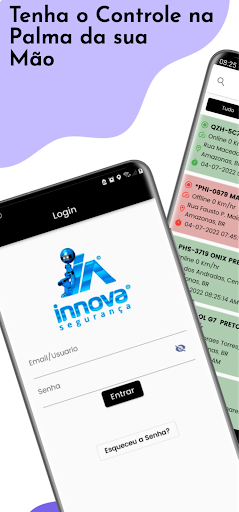 Android application Innova Segurança screenshort