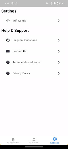Android application Rentanyappliance.com screenshort