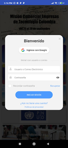 Eventos CAVEDATOS Screen 2