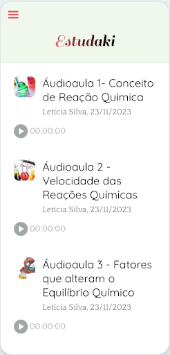 Android application Estudaki screenshort