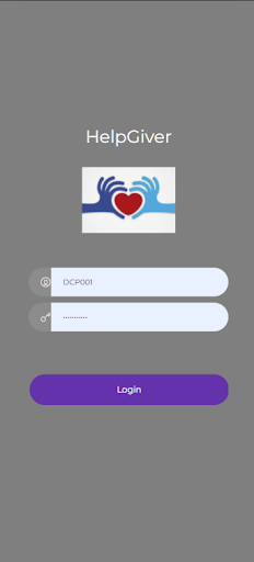 Android application HealthGiver screenshort